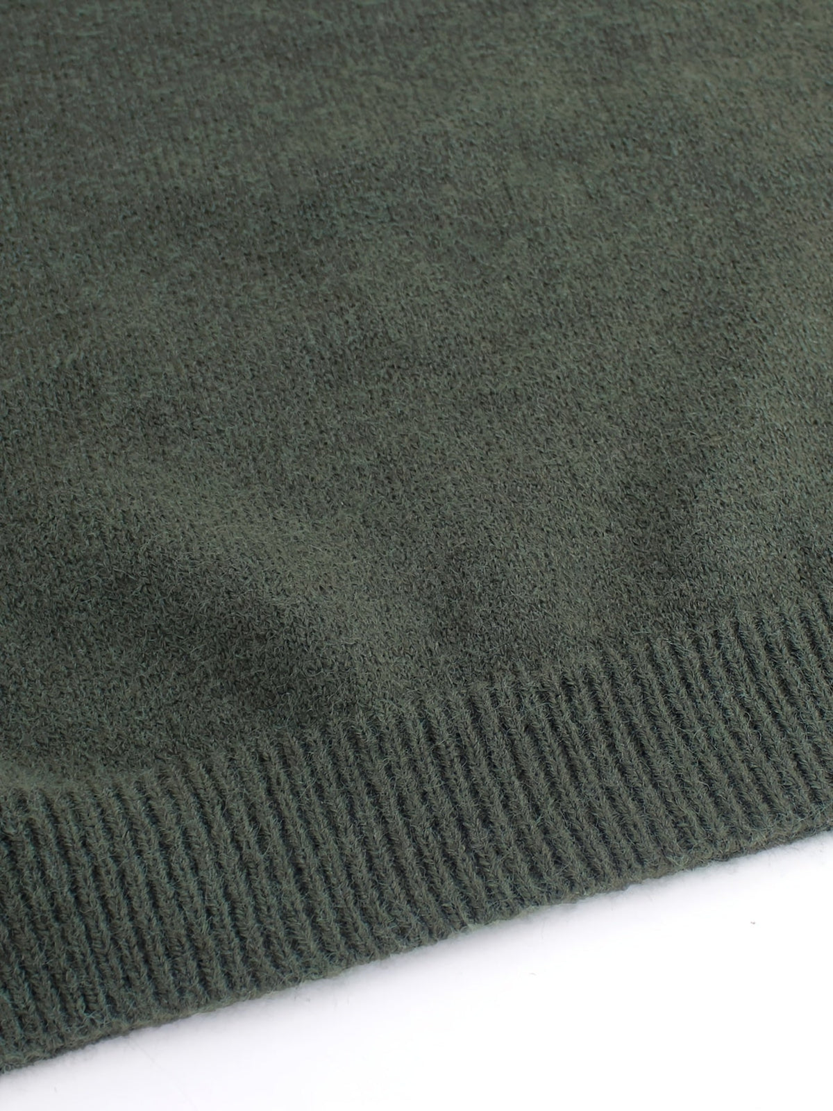 Cynthia | Women's Ribbed Knit Sweater – Striped Cuff Detail