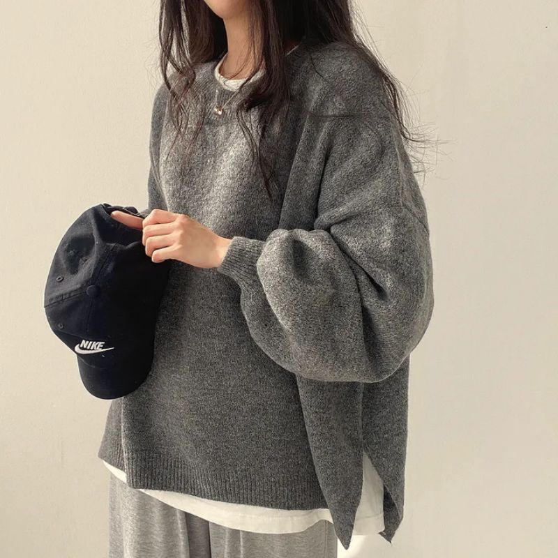 Cindy | Women's Oversized Knit Sweater – One-Size Cozy Comfort