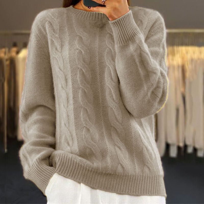 Odessa | Women's Soft Knit Winter Sweater – Graceful Drape