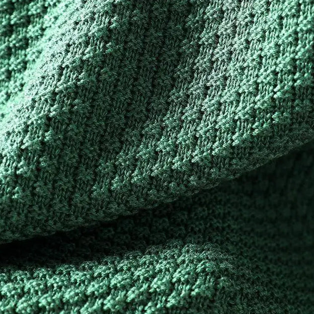 Oriane | Women's Textured Mock Neck Sweater – Relaxed Ribbed Knit
