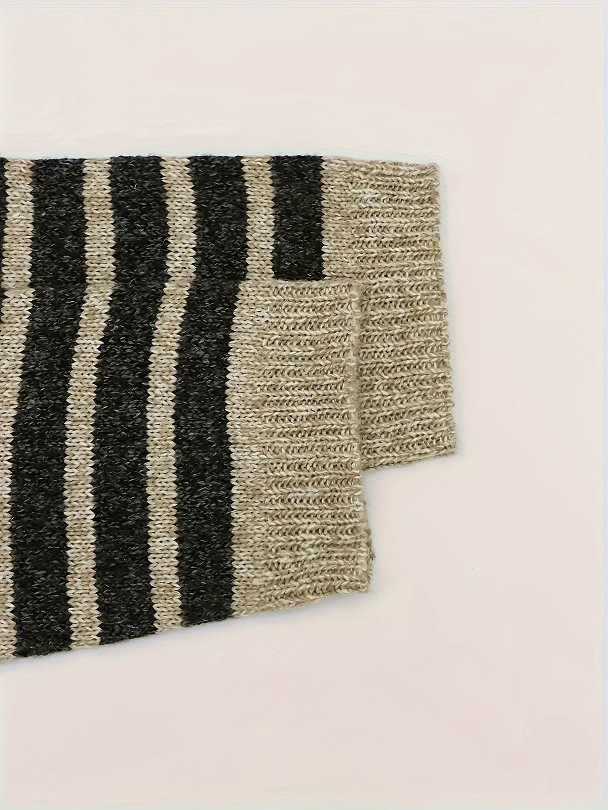 Lorena | Women's Striped High-Neck Sweater – Relaxed Fit