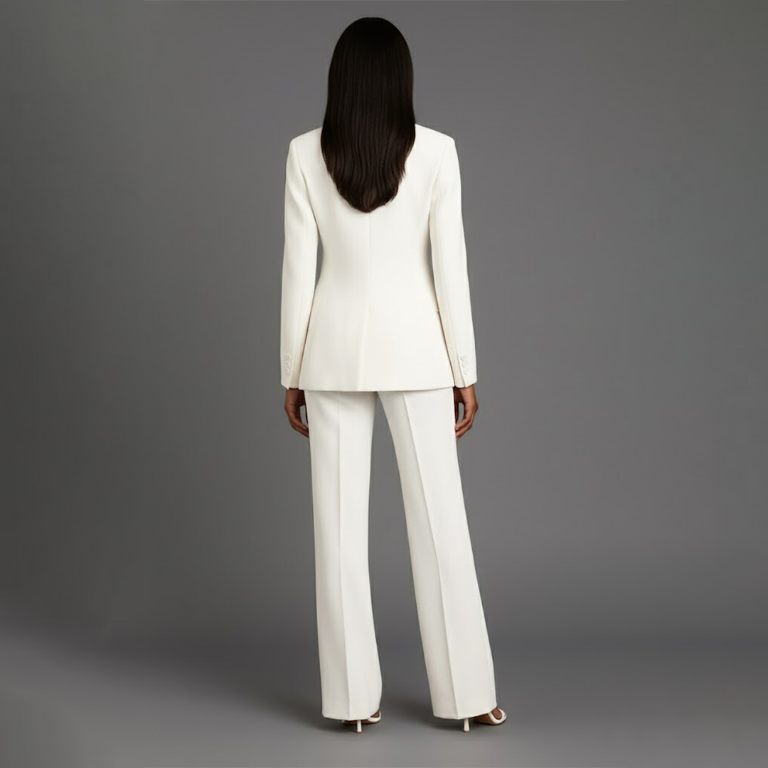 Audrey – Women's Two-Piece Suit – Cropped Jacket with Tailored Trousers