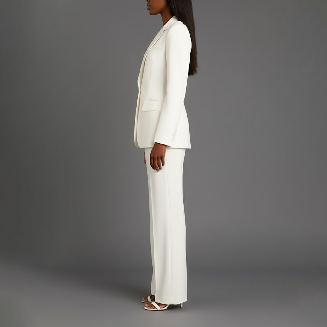 Audrey – Women's Two-Piece Suit – Cropped Jacket with Tailored Trousers