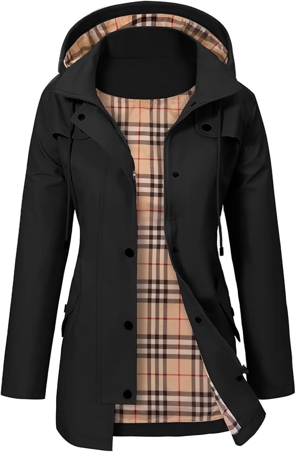 Hadley – Women's Oversized Hooded Puffer Jacket – Padded Winter Warmth