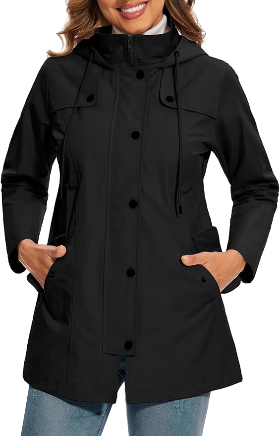 Hadley – Women's Oversized Hooded Puffer Jacket – Padded Winter Warmth