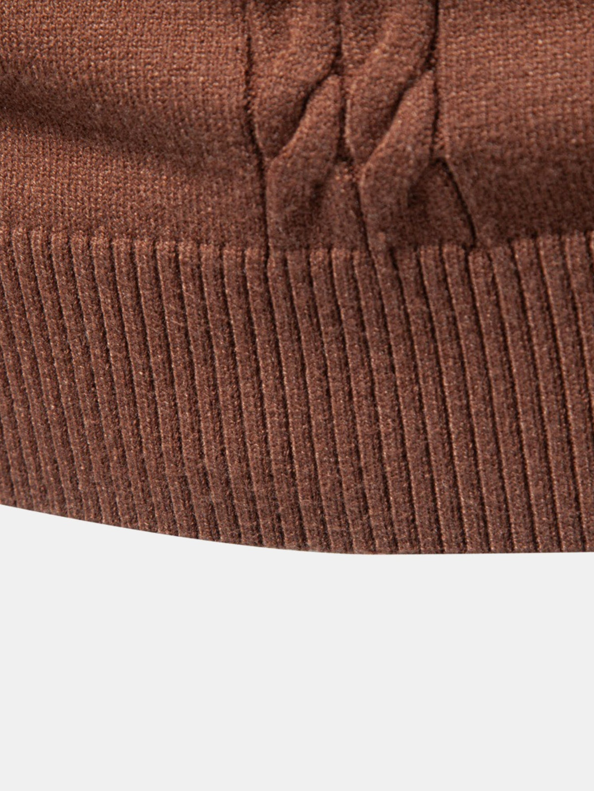 Jillian | Women's Cable Knit Turtleneck Sweater – Ribbed Neck, Cuffs and Hem
