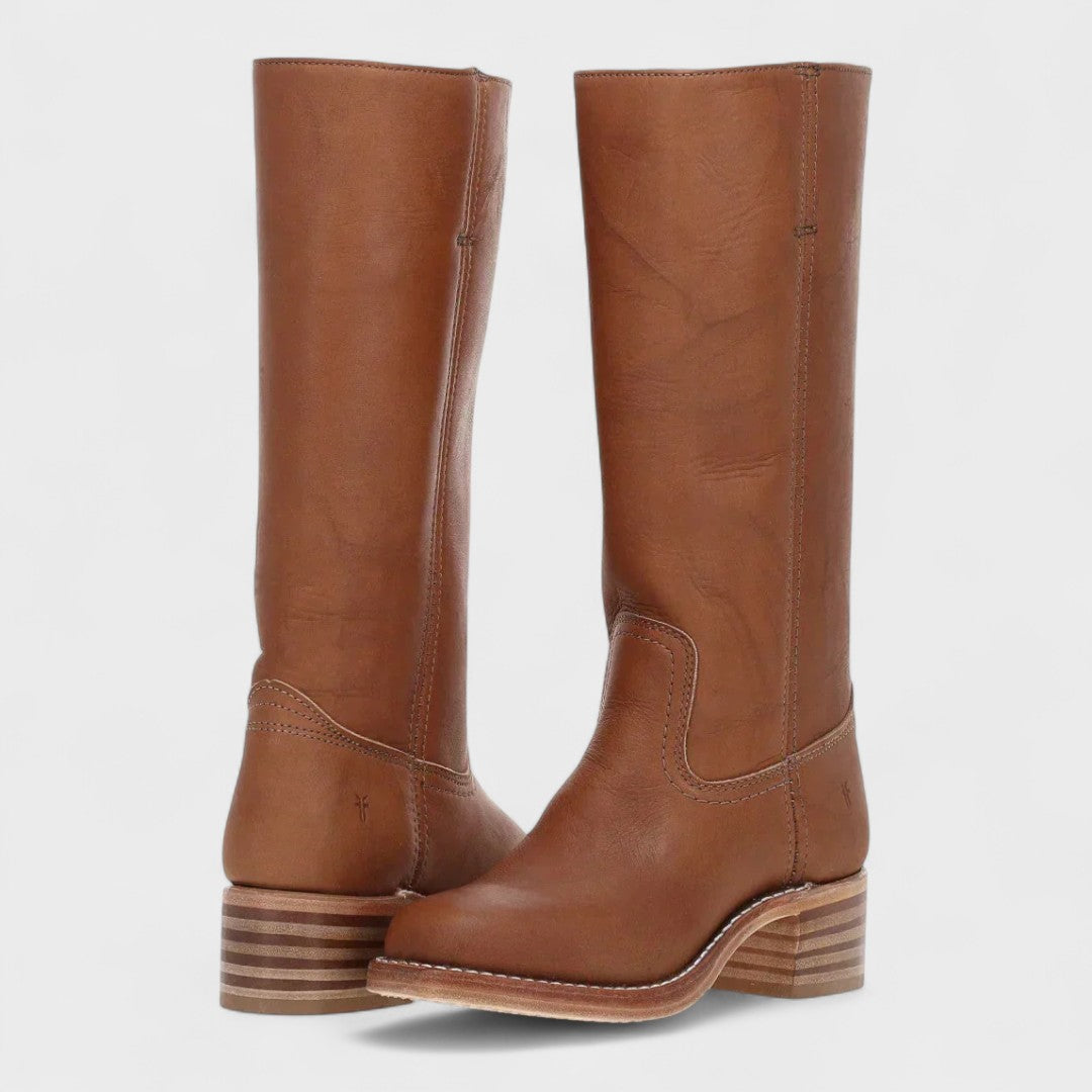 Louisa – Women's Equestrian Tall Boots – Leather-Look Riding Boots