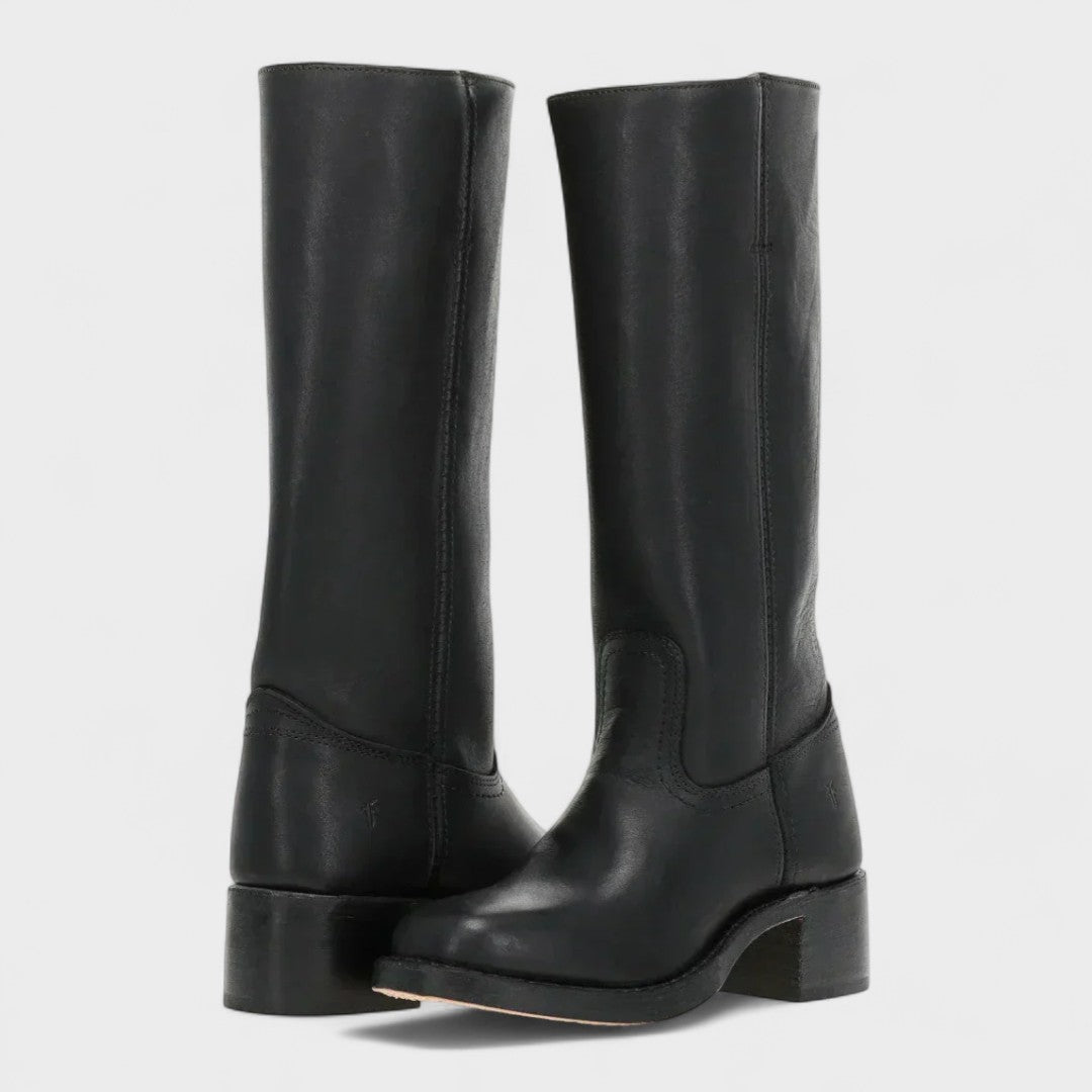 Louisa – Women's Equestrian Tall Boots – Leather-Look Riding Boots