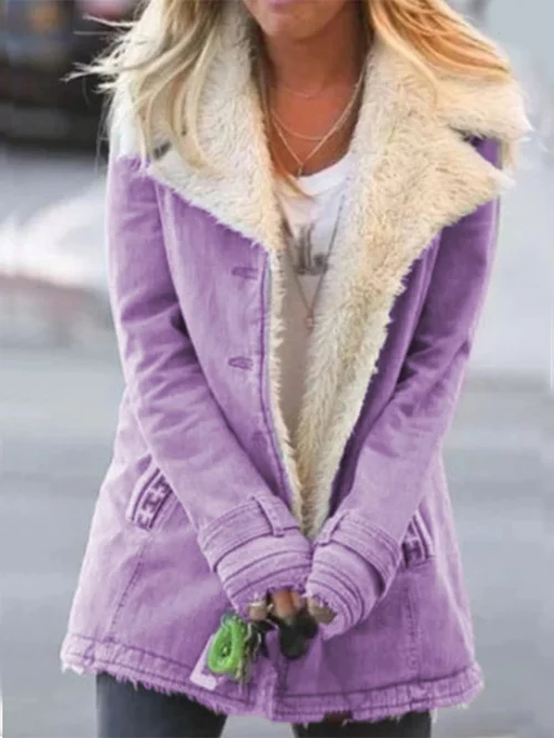 Sadie | Women's Fitted Winter Jacket – Insulated, Water-Resistant and Windproof – Purple