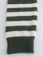 Cynthia | Women's Ribbed Knit Sweater – Striped Cuff Detail