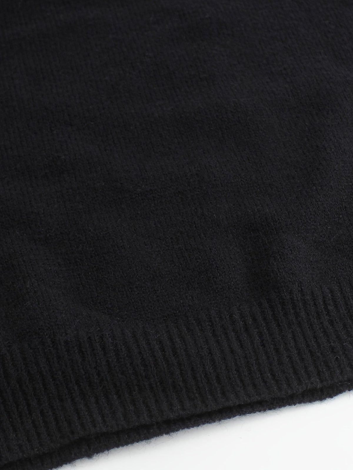 Cynthia | Women's Ribbed Knit Sweater – Striped Cuff Detail