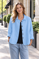 Women's Button-Up Cardigan Jacket – Polished Knit Layer