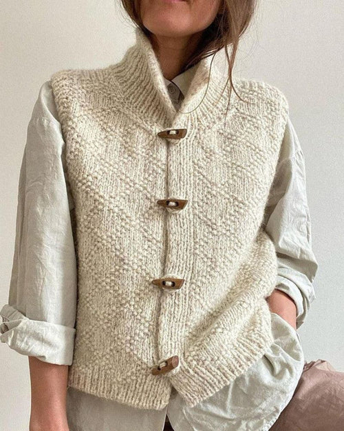 Camila | Women's Sleeveless Knit Vest – Elegant Layering Gilet