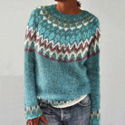 Finley | Women's Boho Wave Knit Sweater – Textured Relaxed Fit