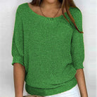 Marguerite | Women's Loose Boat Neck Sweater – Elegant Ample Knit