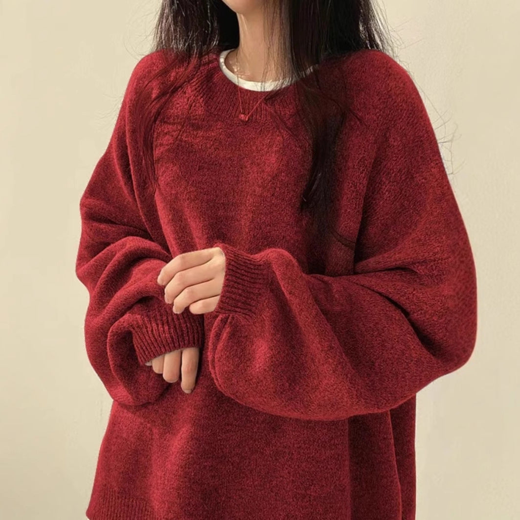 Cindy | Women's Oversized Knit Sweater – One-Size Cozy Comfort