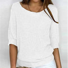 Marguerite | Women's Loose Boat Neck Sweater – Elegant Ample Knit