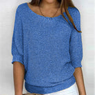 Marguerite | Women's Loose Boat Neck Sweater – Elegant Ample Knit