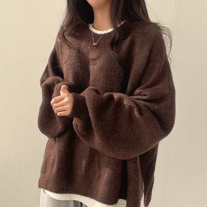 Cindy | Women's Oversized Knit Sweater – One-Size Cozy Comfort