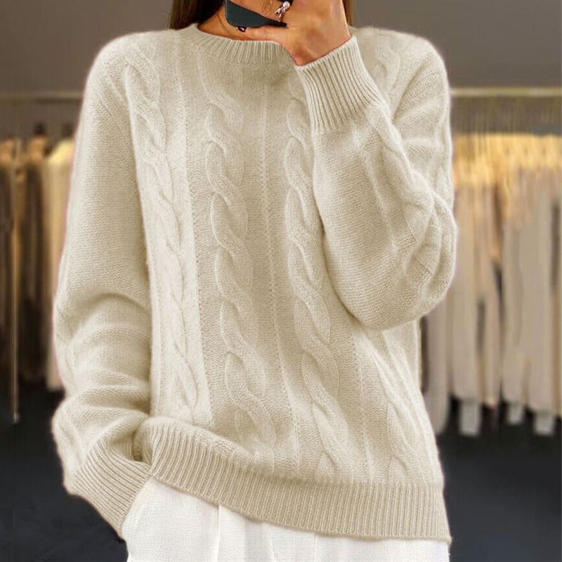 Odessa | Women's Soft Knit Winter Sweater – Graceful Drape