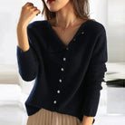 Gabrielle | Women's Cashmere-Feel Knit Sweater – Soft Feminine Cut