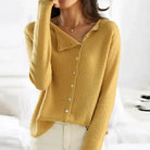 Gabrielle | Women's Cashmere-Feel Knit Sweater – Soft Feminine Cut