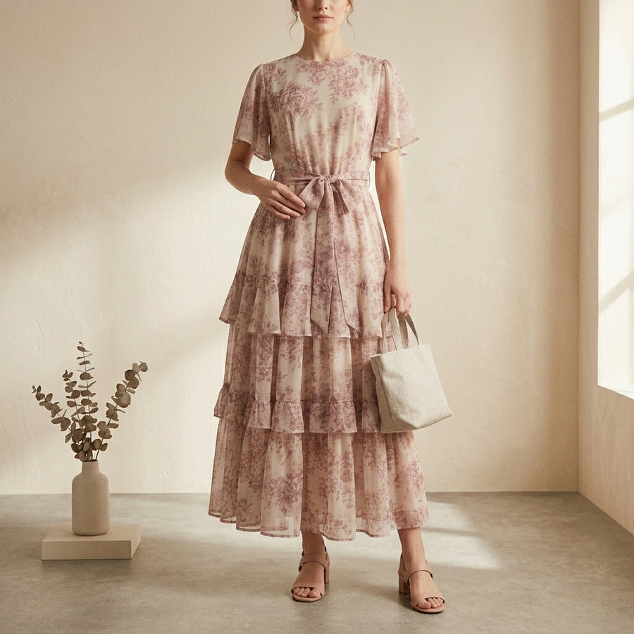 The Rosalie Chiffon Maxi
