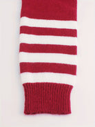 Cynthia | Women's Ribbed Knit Sweater – Striped Cuff Detail