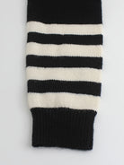 Cynthia | Women's Ribbed Knit Sweater – Striped Cuff Detail