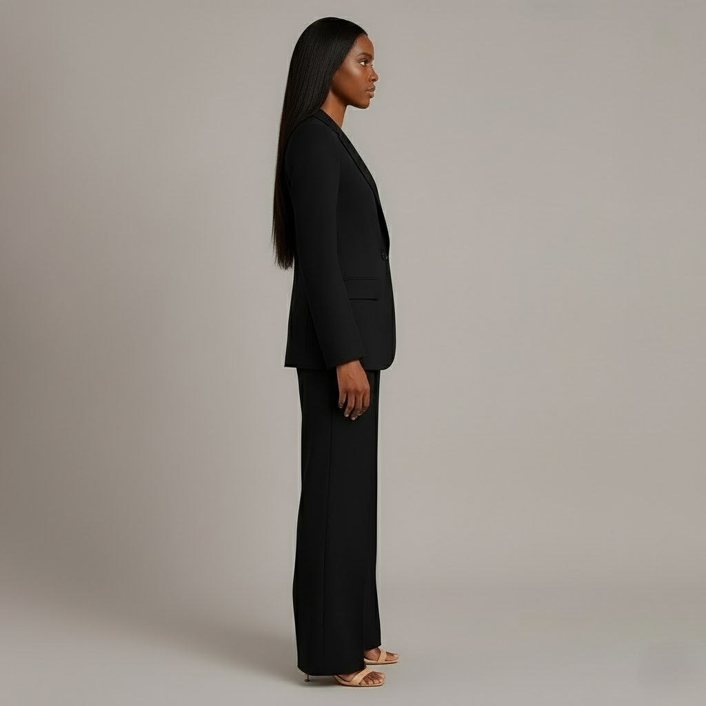 Audrey – Women's Two-Piece Suit – Cropped Jacket with Tailored Trousers