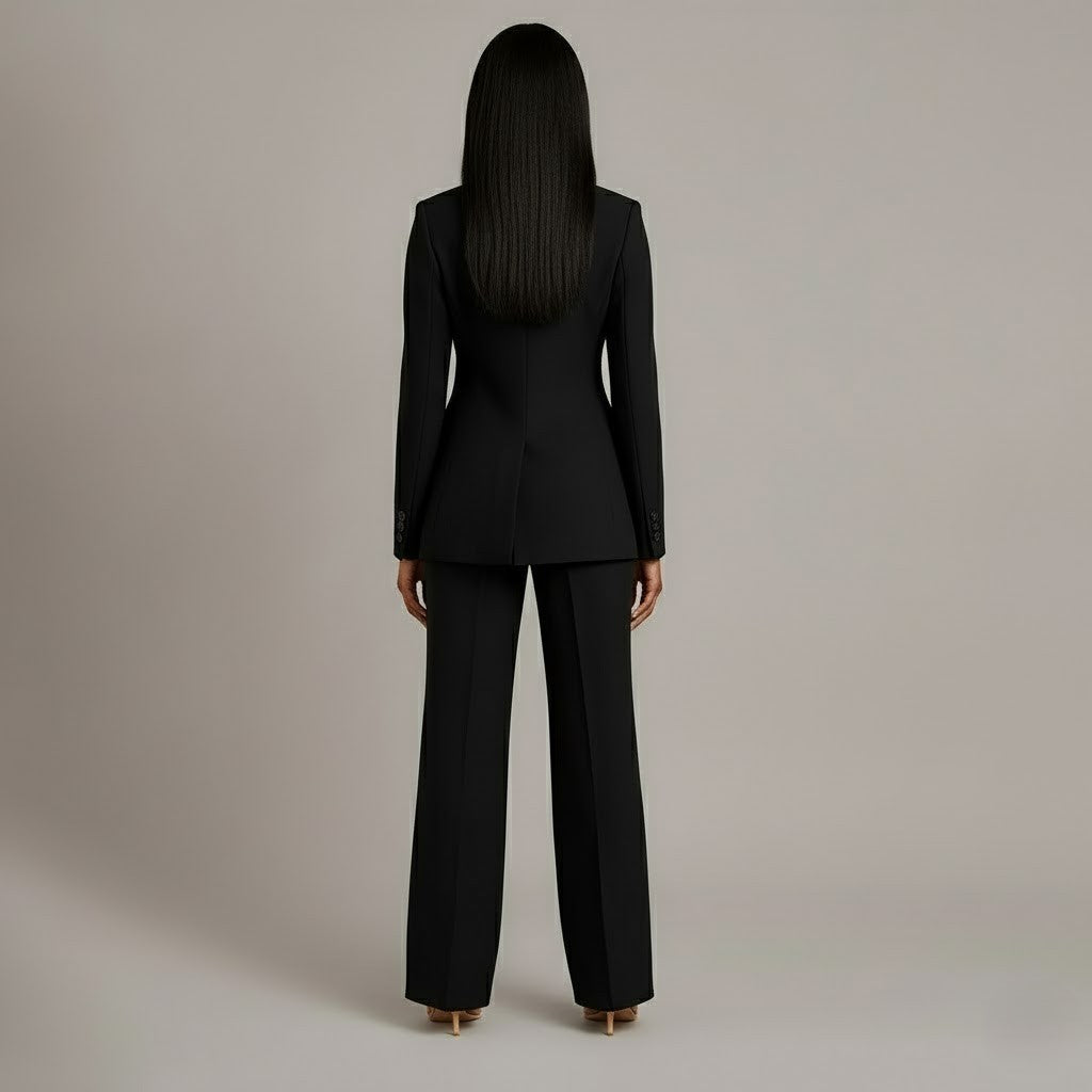 Audrey – Women's Two-Piece Suit – Cropped Jacket with Tailored Trousers