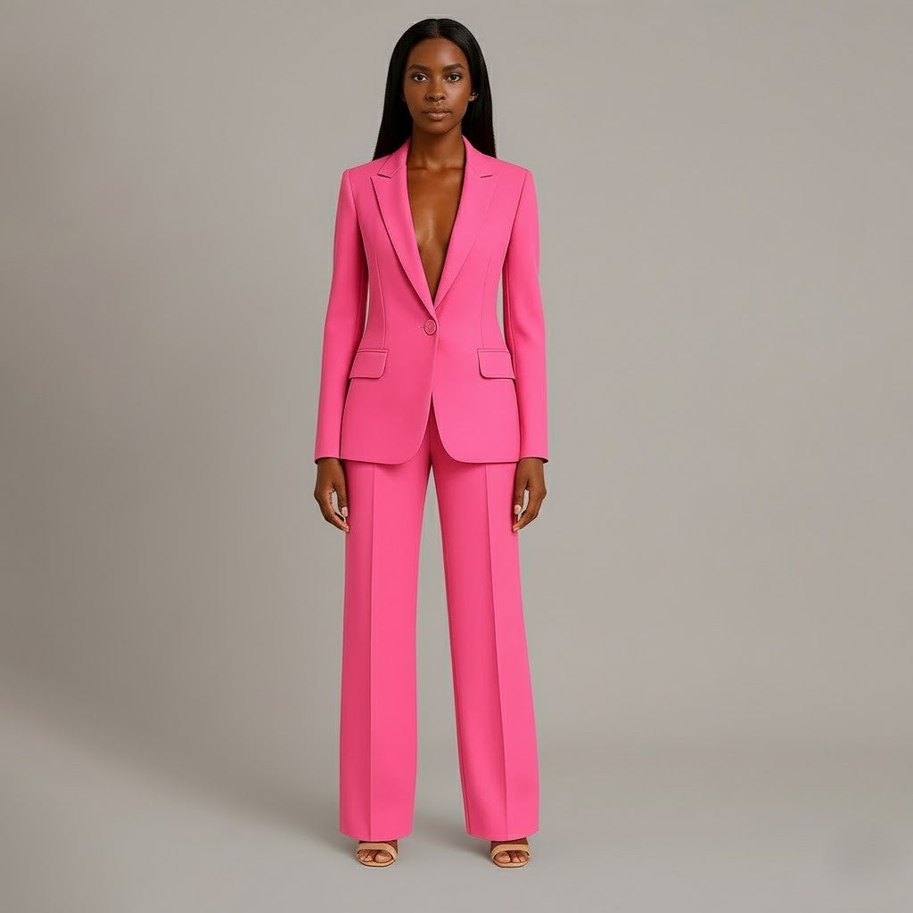 Audrey – Women's Two-Piece Suit – Cropped Jacket with Tailored Trousers