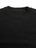 Cynthia | Women's Ribbed Knit Sweater – Striped Cuff Detail