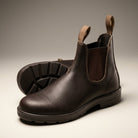 Charlotte – Women's Chelsea Ankle Boots – Vegan Leather-Look with Elastic Sides