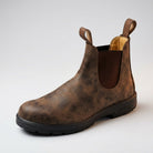 Charlotte – Women's Chelsea Ankle Boots – Vegan Leather-Look with Elastic Sides