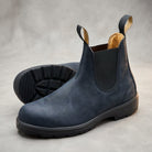 Charlotte – Women's Chelsea Ankle Boots – Vegan Leather-Look with Elastic Sides