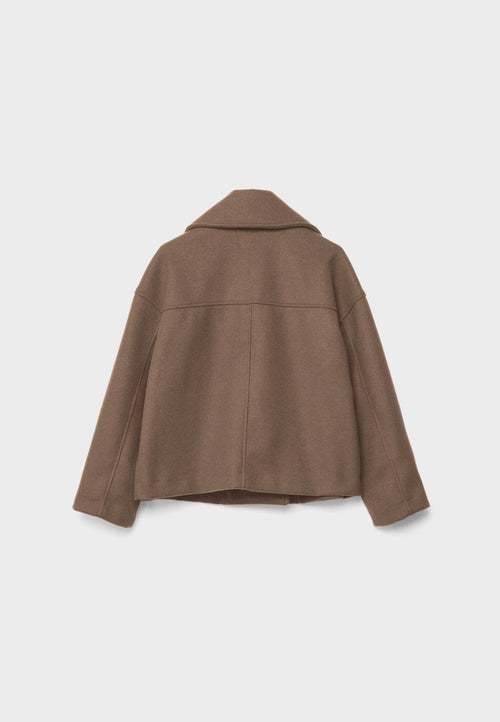 Coralie | Women's Short Double-Breasted Jacket – Wool-Blend Feel, Tailored Cut