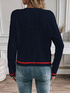 Gloria | Women's Cable Knit Buttoned Cardigan – Classic Fit