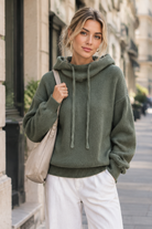 Women's Hooded Knit Sweater – Comforting Winter Layer