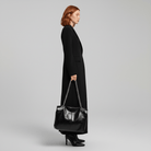 Eliza | Women's Long Tailored Coat – Single Button Mid-Calf Overcoat, Lined
