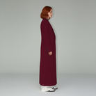 Eliza | Women's Long Tailored Coat – Single Button Mid-Calf Overcoat, Lined