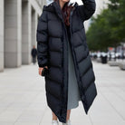 Frances – Women's Long Quilted Puffer Parka – Hooded, Water-Repellent Winter Coat