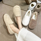 Gracie | Women's Teddy Fleece Slip-On Loafer Slippers – Plush Lining, Rubber Sole