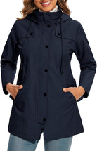 Hadley – Women's Oversized Hooded Puffer Jacket – Padded Winter Warmth