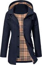 Hadley – Women's Oversized Hooded Puffer Jacket – Padded Winter Warmth