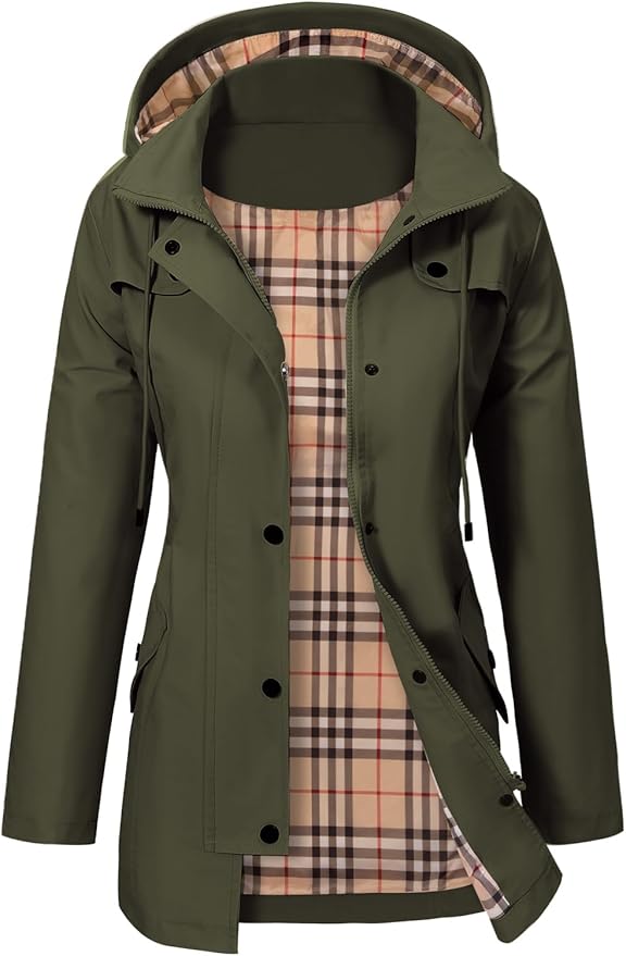 Hadley – Women's Oversized Hooded Puffer Jacket – Padded Winter Warmth