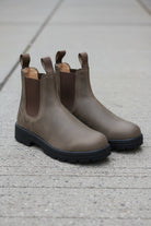 Hazel | Women's Water-Resistant Chelsea Boots – Slip-On Ankle Boots for Rain – Brown
