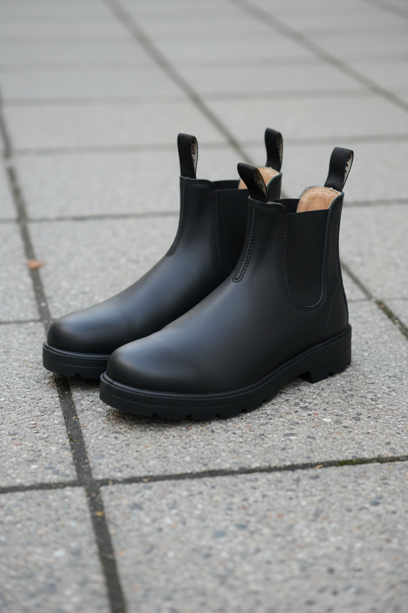 Hazel | Women's Water-Resistant Chelsea Boots – Slip-On Ankle Boots for Rain – Gray