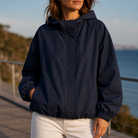 Veluna | Women's Balloon-Hem Windbreaker – Lightweight Packable Jacket