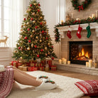 Holly | Women's Fuzzy Christmas Slippers – Plush Lining, Non-Slip Sole, Festive Motifs